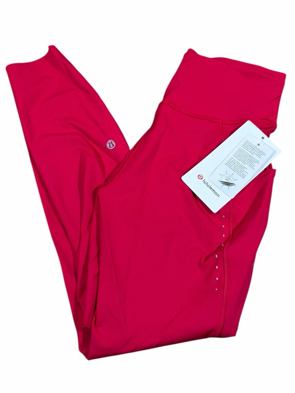 NWT Lululemon Fast and Free High-Rise Tight 25” Pockets (Mulberry Spark) Size 6